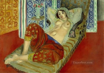  Matisse Art Painting - Odalisque with Red Culottes nude 1921 abstract fauvism Henri Matisse